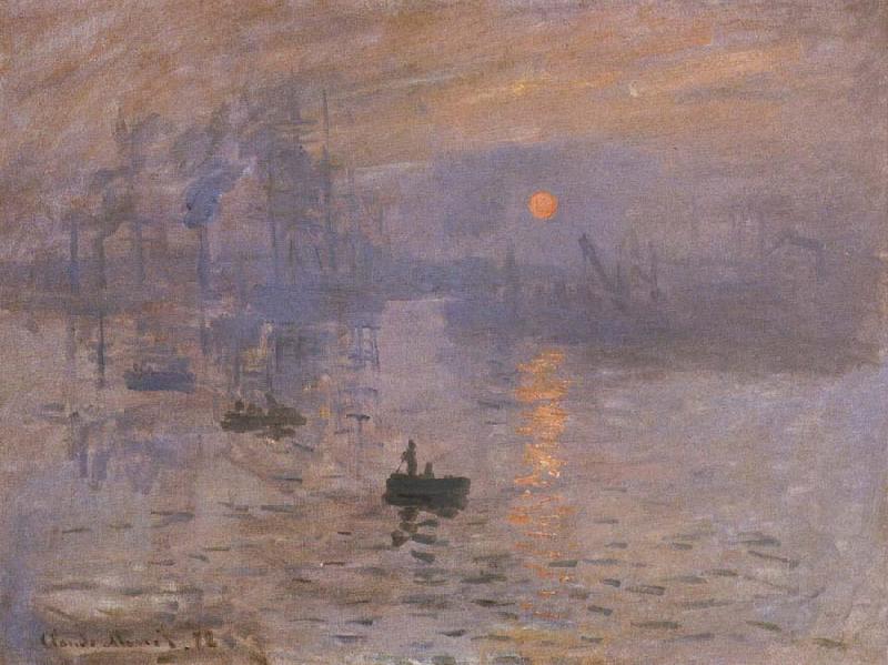 Claude Monet Impression-sunrise